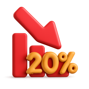 کاهش 20 درصدی فروش